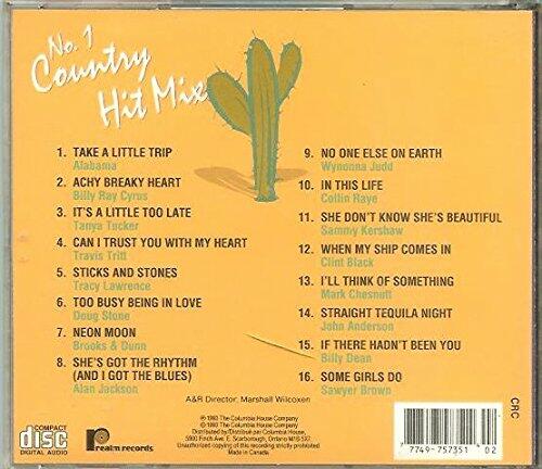 No. 1 Country Hit Mix [Audio CD] Alabama; Tanya Tucker; Tracy Lawrence; Wynonna Judd; Brooks & Dunn; Alan Jackson; Sammy Kershaw; Jon Anderson; Sawyer Brown and Clint Black - Very Good
