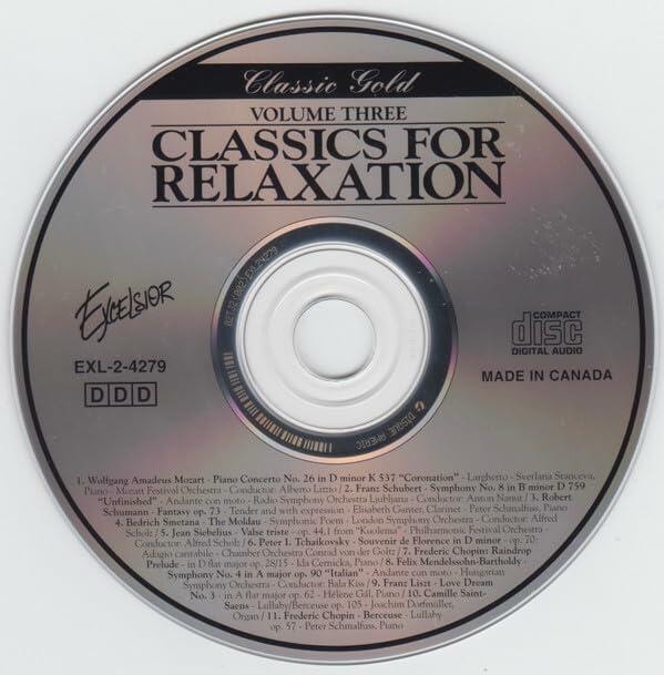 Excelsior: Classics For Relaxat [Audio CD] - Very Good