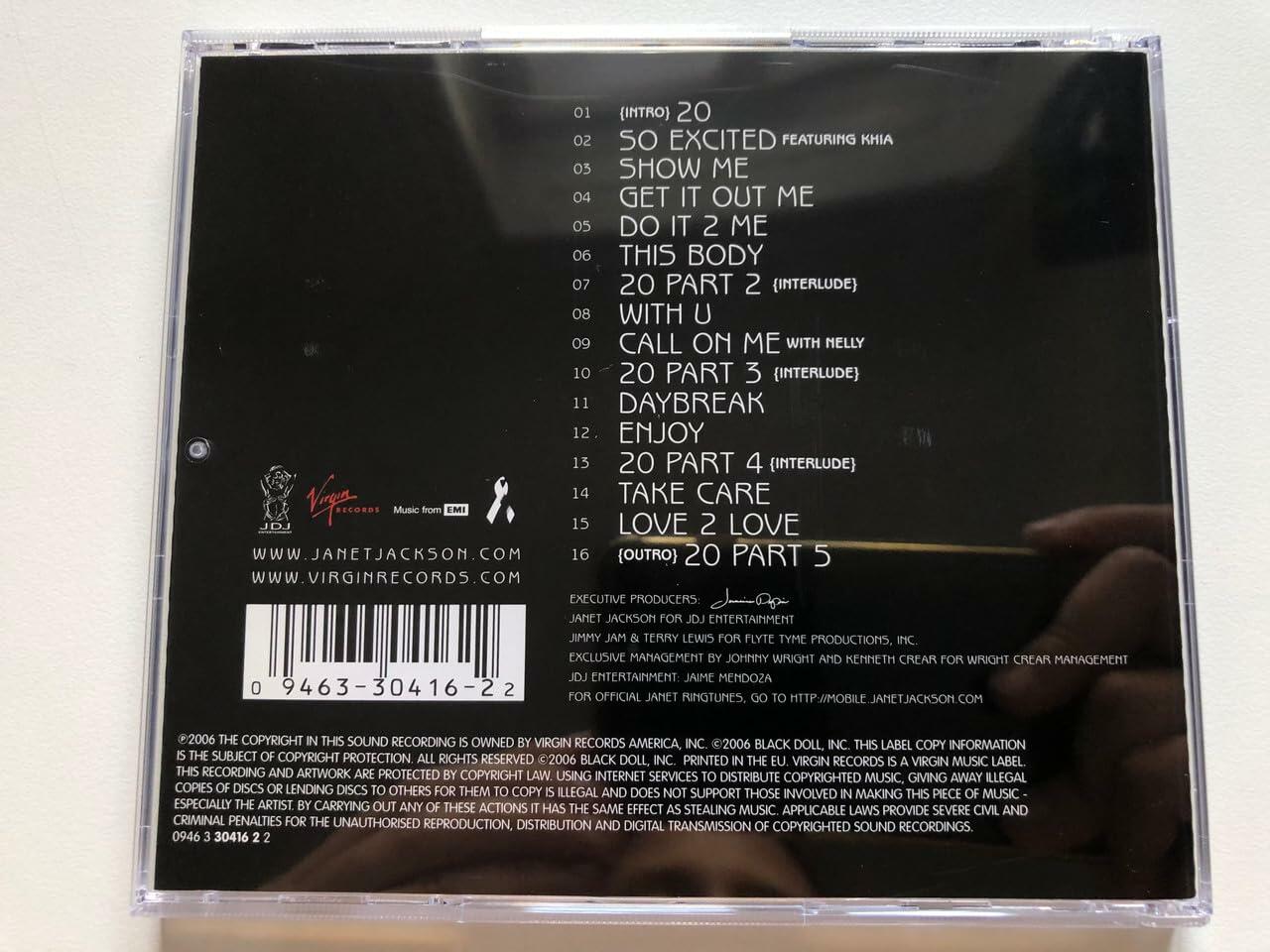 20 Y.O. [Audio CD] Janet Jackson; Jimmy Jam; Paul Jackson, Jr.; Josefina Vergara; Bobby Ross Avila; Liliana Filipovic; Robert Peterson; Issiah "IZ" Avila; Michele Richards; Sara Parkins and Gerardo Hilera - Very Good