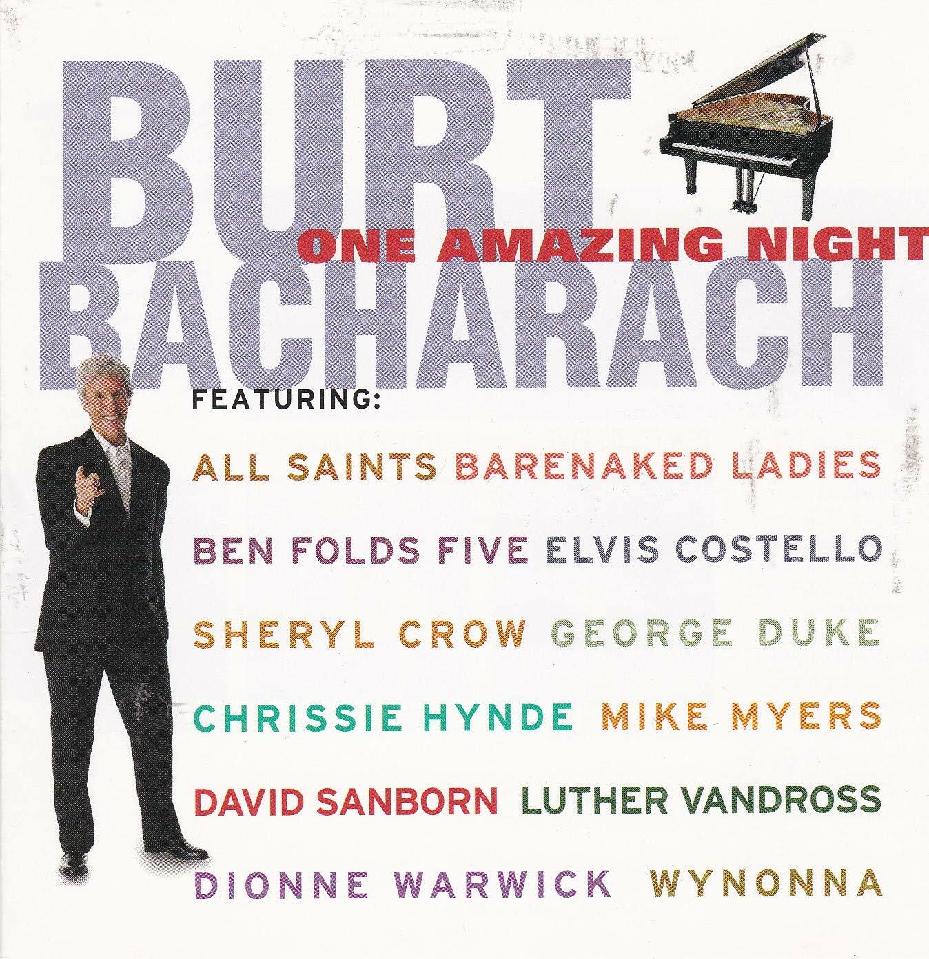 One Amazing Night [Audio CD] BACHARACH,BURT - Very Good