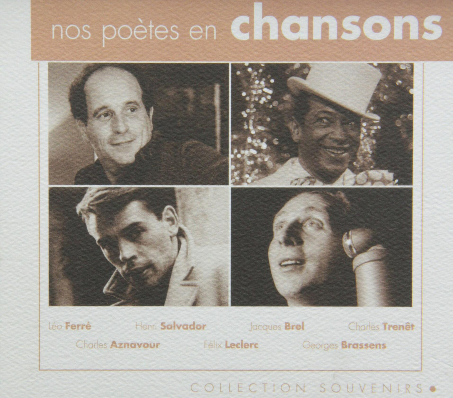 Collection Souvenirs: Nos Poetes Tendres [Audio CD] - Good