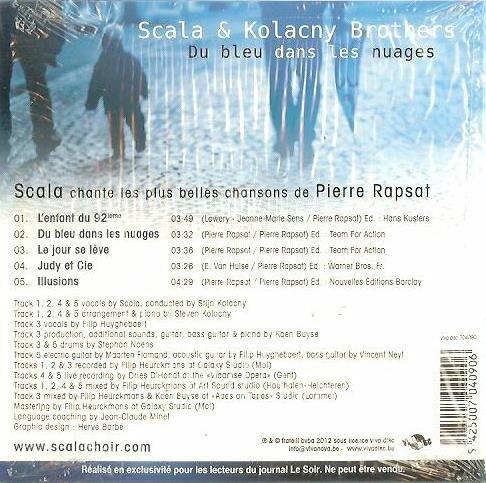 Scala chante Pierre Rapsat - Du bleu dans les nuages [Audio CD] - Very Good