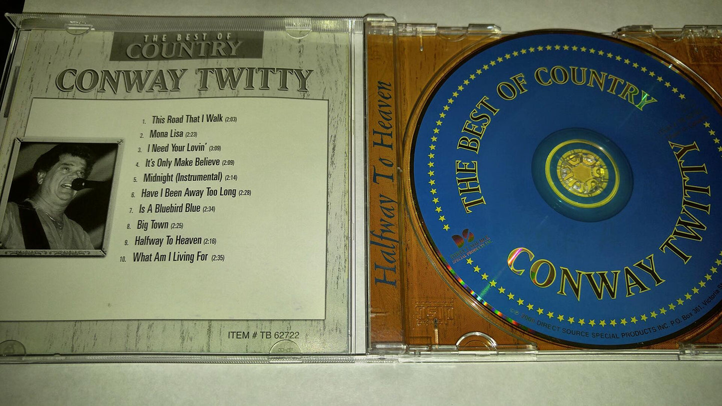 Best of Country [Audio CD] Twitty, Conway - Very Good