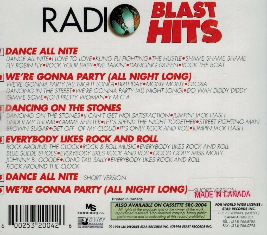Radio Blast Hits [Audio CD] Various Artists - Very Good