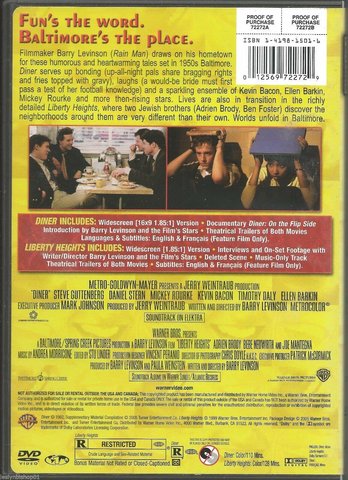 Diner/Liberty Heights (Comedy Double Feature) (Bilingual) [DVD] - Good