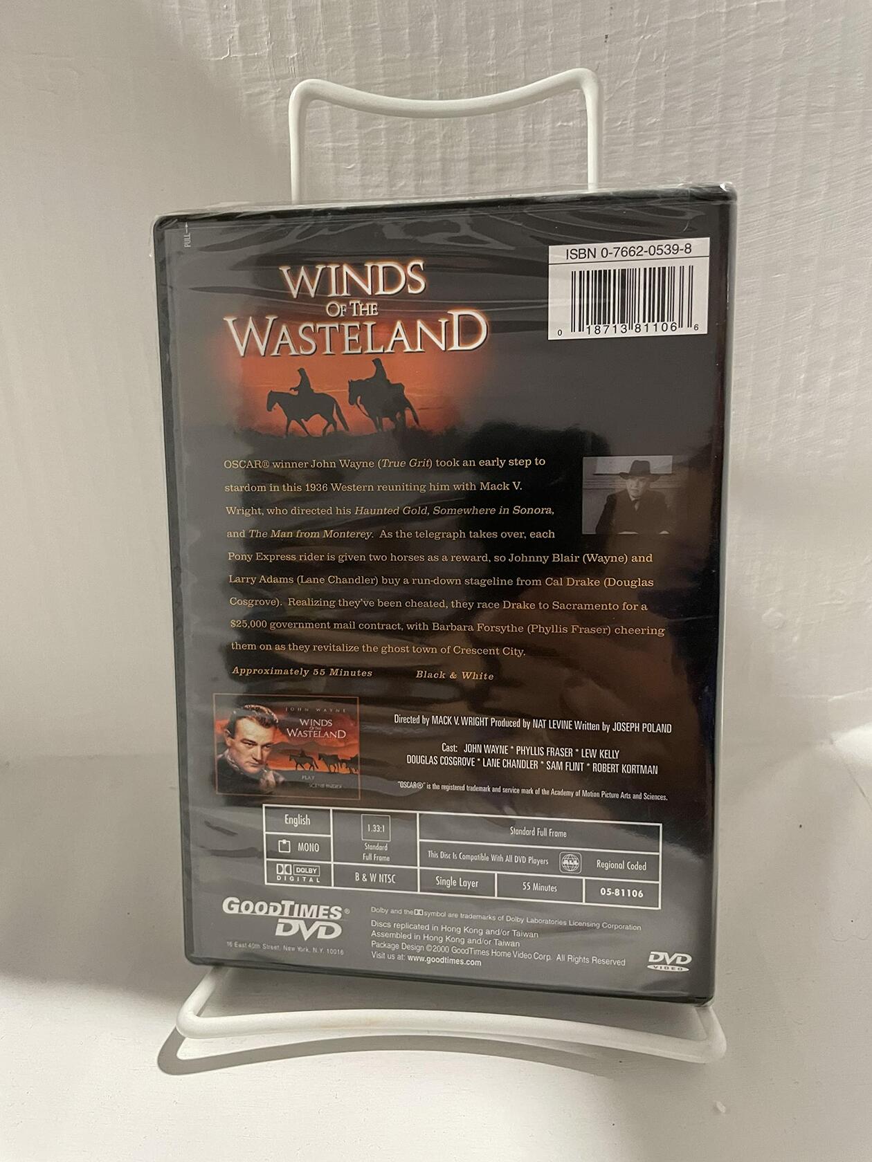 Winds of the Wasteland [Import] [DVD] - Very Good