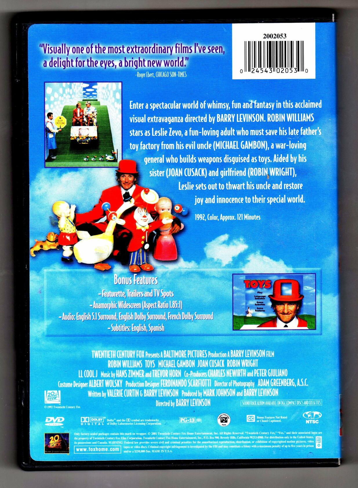 Toys (Bilingual) [DVD] - Acceptable