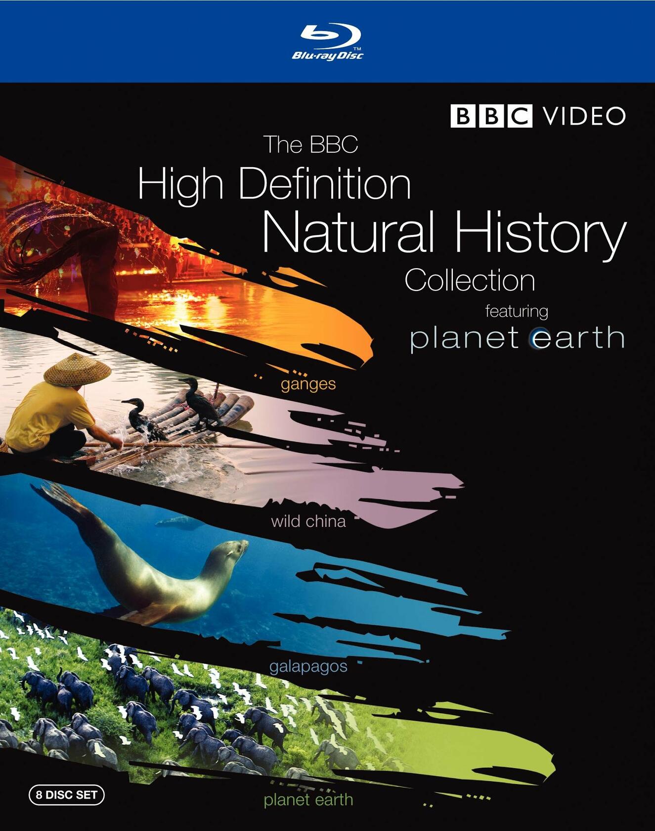The BBC High-Definition Natural History Collection (Planet Earth / Wild China / Galapagos / Ganges) [Blu-ray] [Blu-ray] - Very Good
