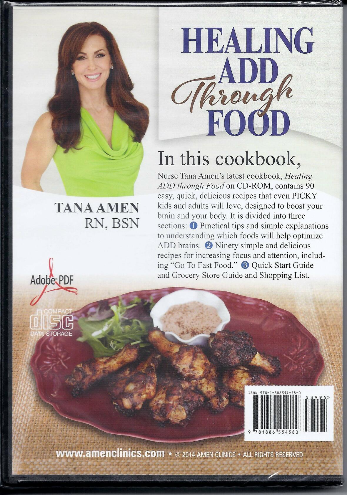 Healing ADD Through Food Cookbook [Audio CD] Tana Amen, RN, BSN
