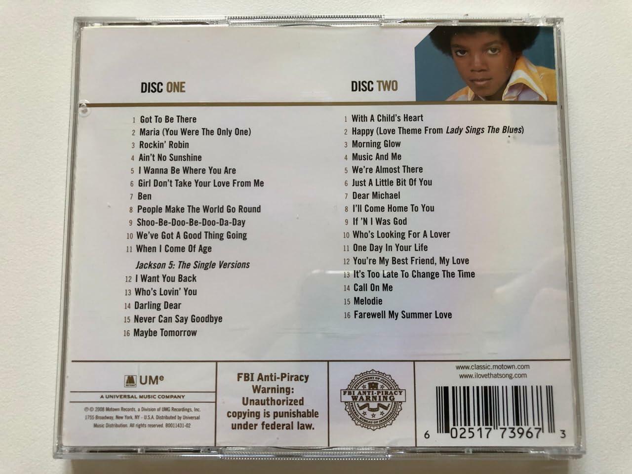 Gold [Audio CD] JACKSON,MICHAEL - Very Good