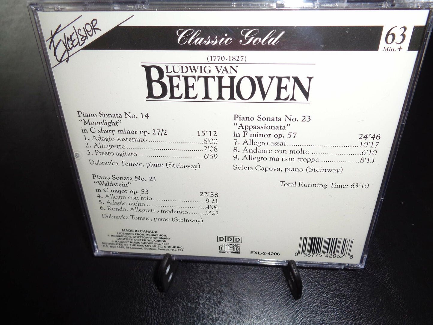 Beethoven: Sonatas for piano No14; Sonatas for piano No23 [DE Import] [Audio CD] - Very Good
