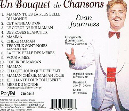 un bouquet de chansons [Audio CD] evan joanness - Very Good
