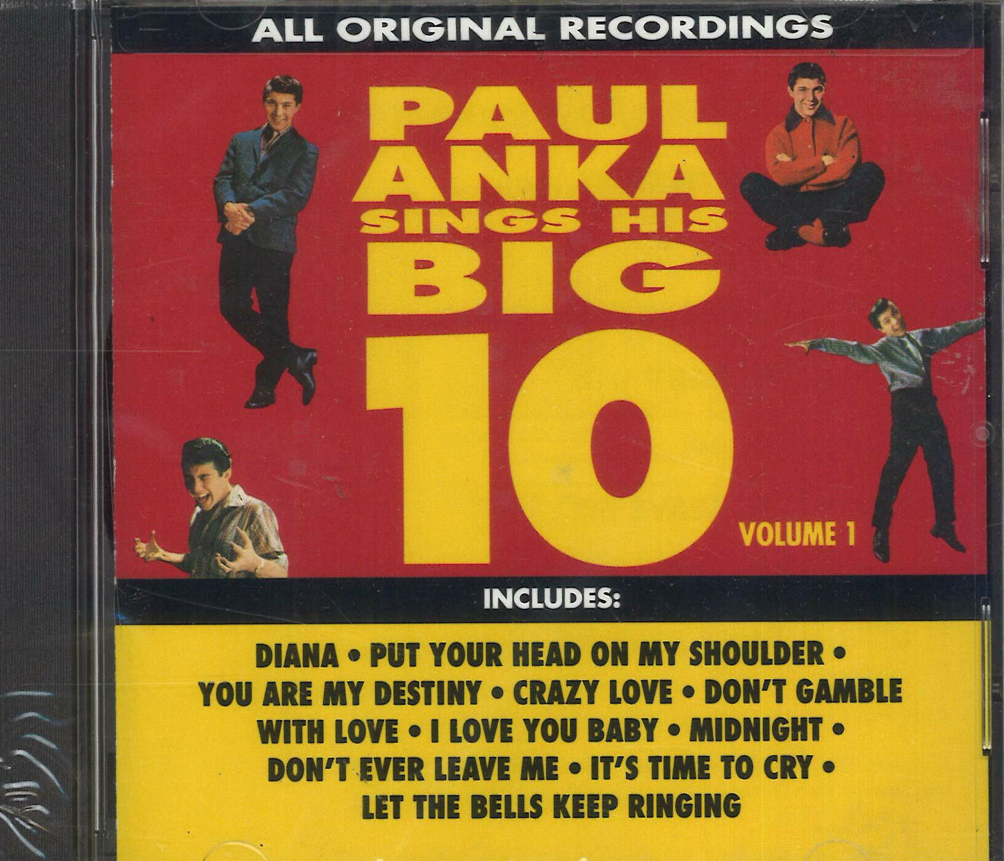 His Big Ten Vol #1 [Audio CD] Paul Anka - Very Good