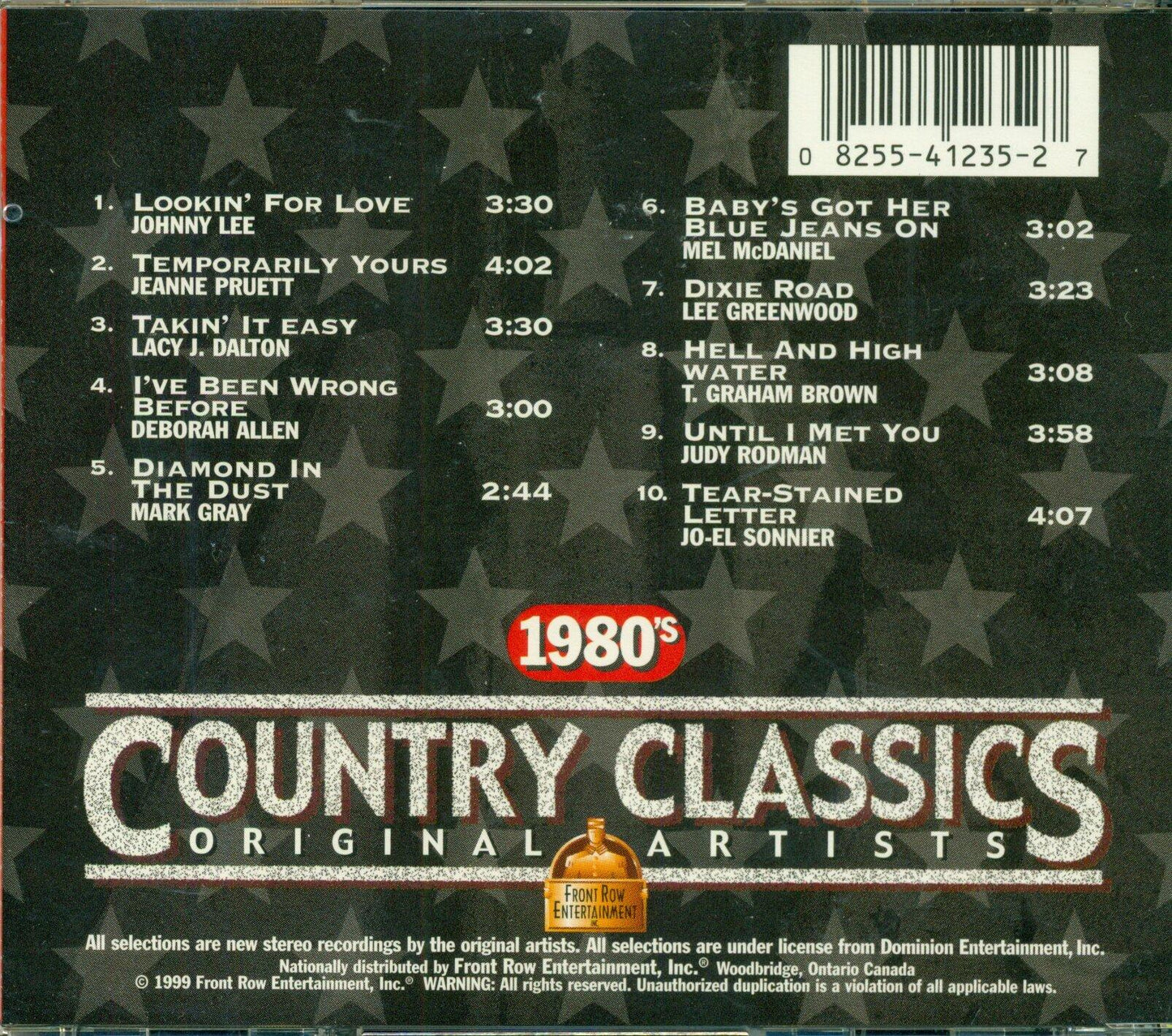 Country Classics Hits of the 1980's [Audio CD] - Very Good