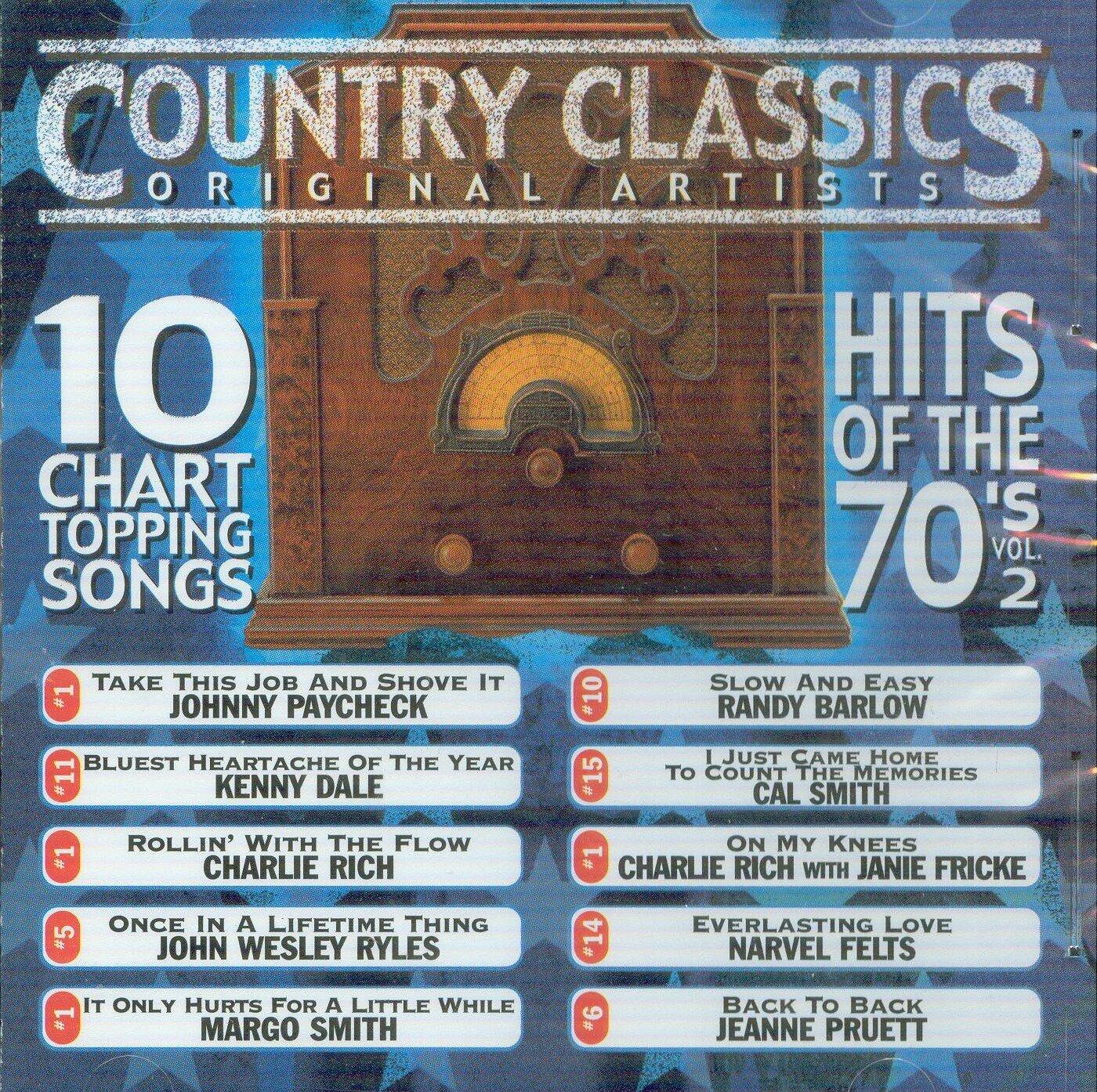 Country Classics Hits of 70's Vol. 2: '77 '78 '79 [Audio CD] Various [Audio CD] - Very Good