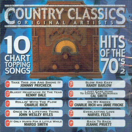 Country Classics Hits of 70's Vol. 2: '77 '78 '79 [Audio CD] Various [Audio CD] - Very Good