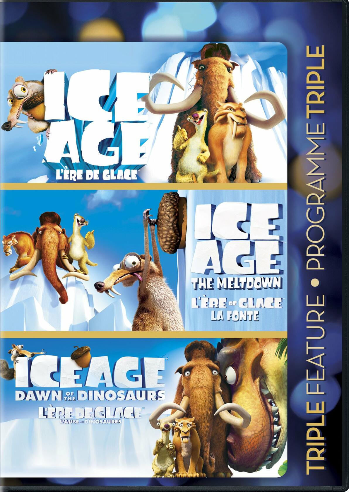 Ice Age 1-3 (Bilingual) [DVD] - Very Good