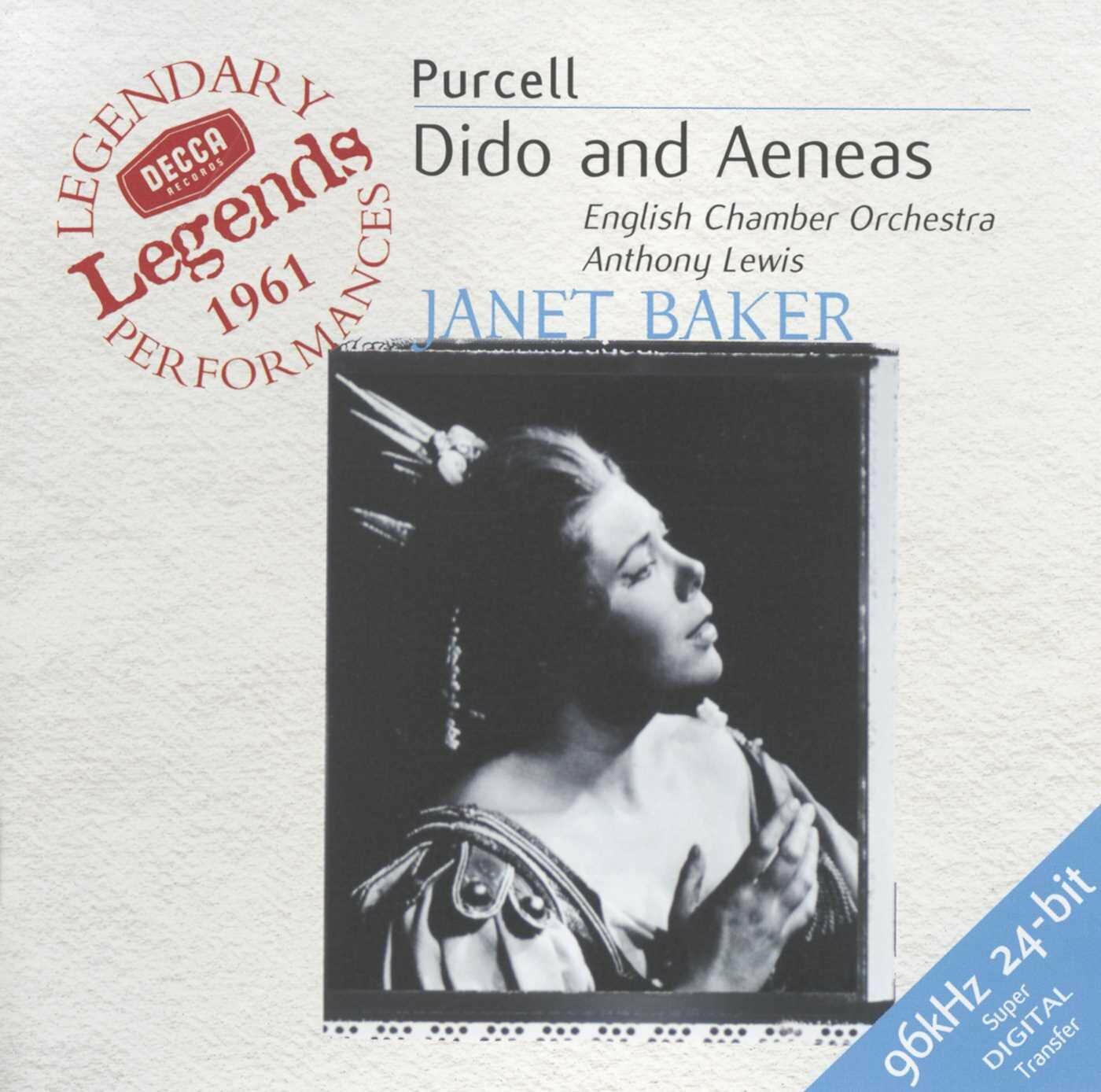 Purcell: Dido & Aeneas [Audio CD] Baker/Lewis/English Chamber Orchestra; Henry Purcell and Anthony Lewis - Very Good