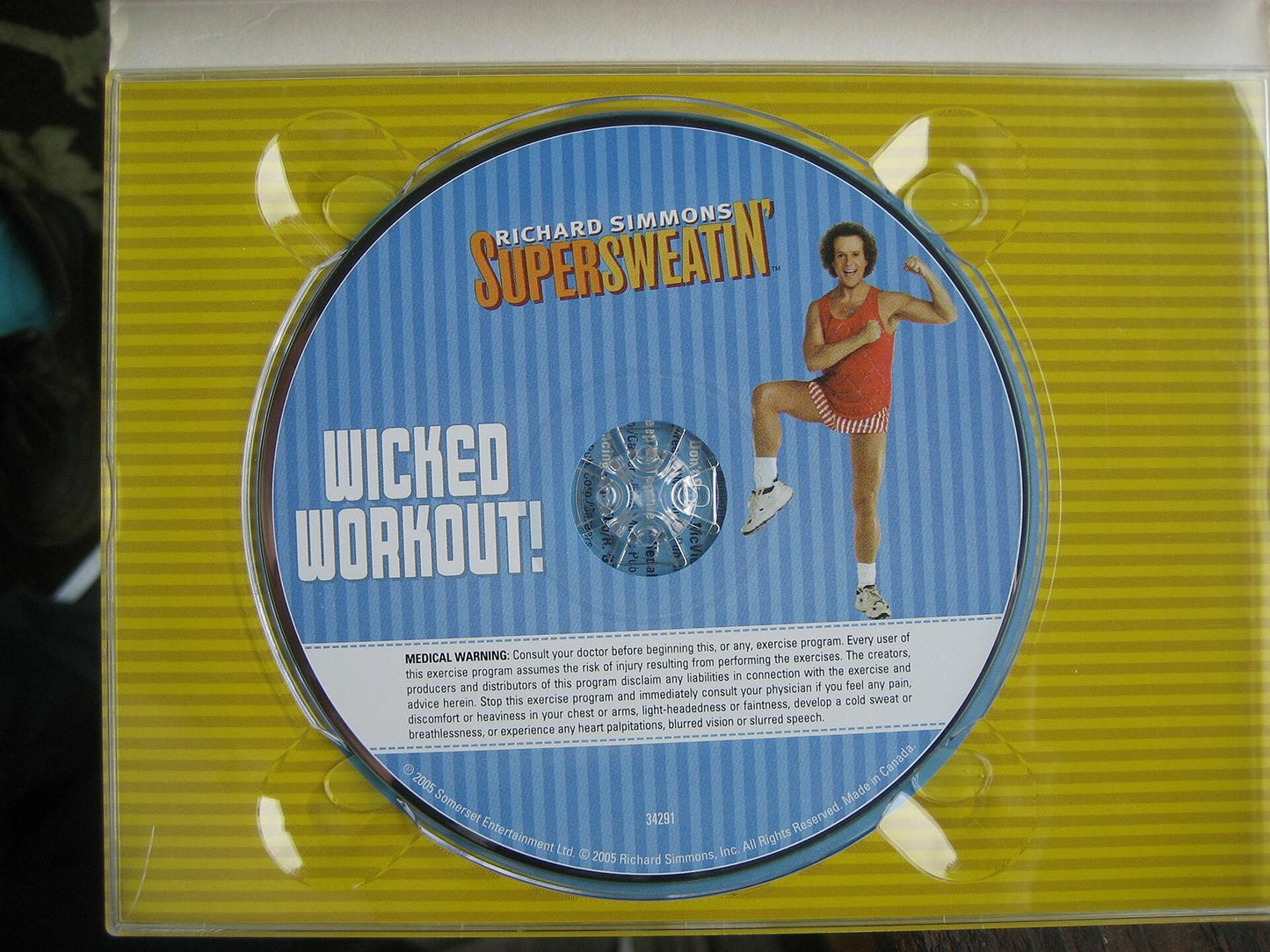 RICHARD SIMMONS SUPER SWEATIN SUPERSWEATIN 3-DVD SET [DVD] - Very Good