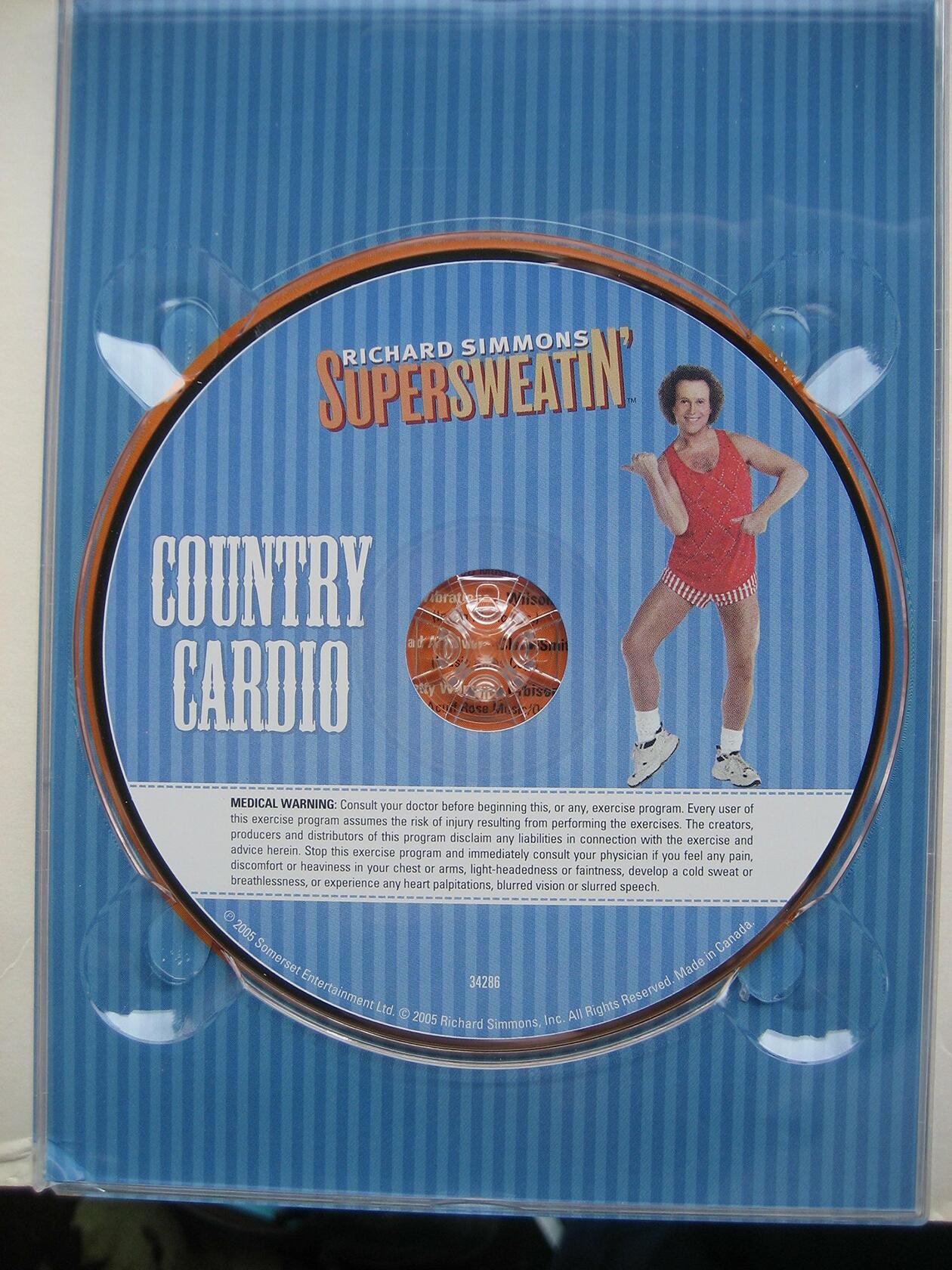 RICHARD SIMMONS SUPER SWEATIN SUPERSWEATIN 3-DVD SET [DVD] - Very Good