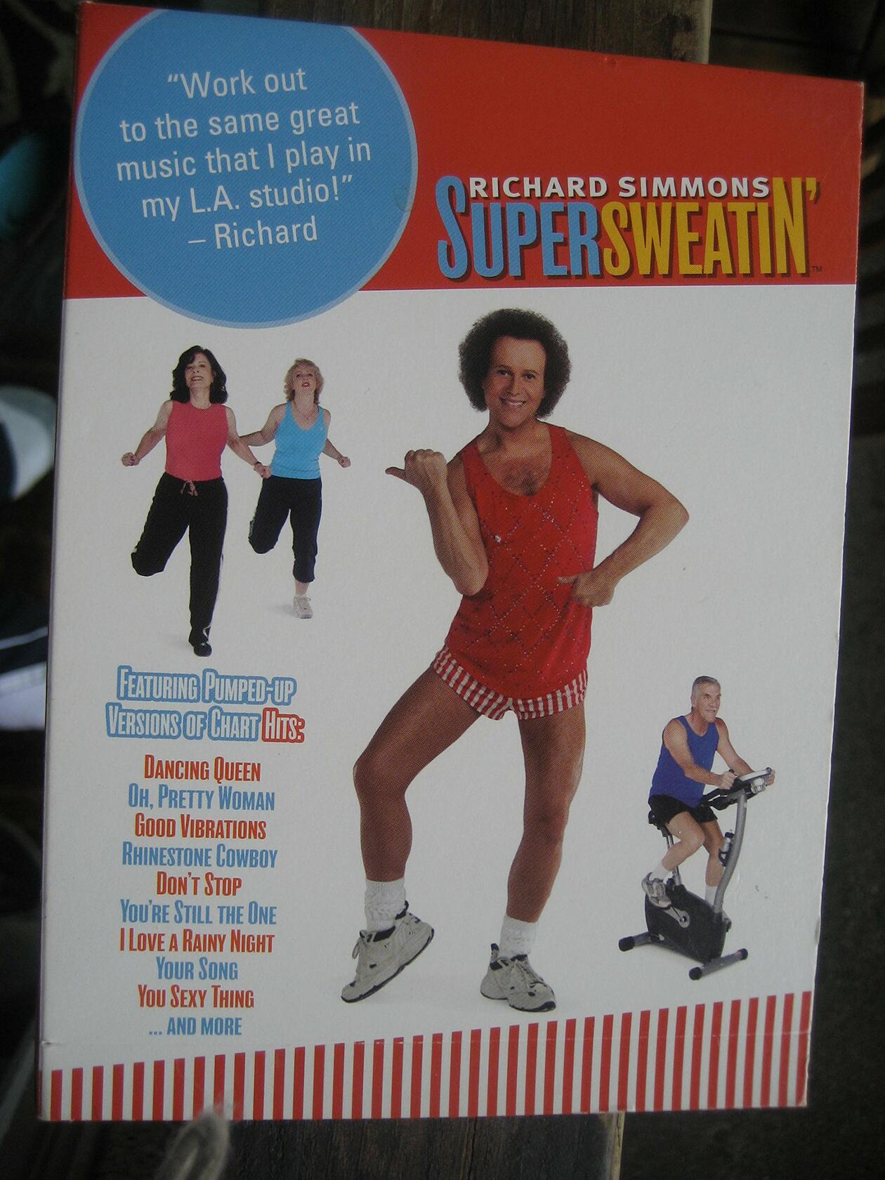 RICHARD SIMMONS SUPER SWEATIN SUPERSWEATIN 3-DVD SET [DVD] - Very Good