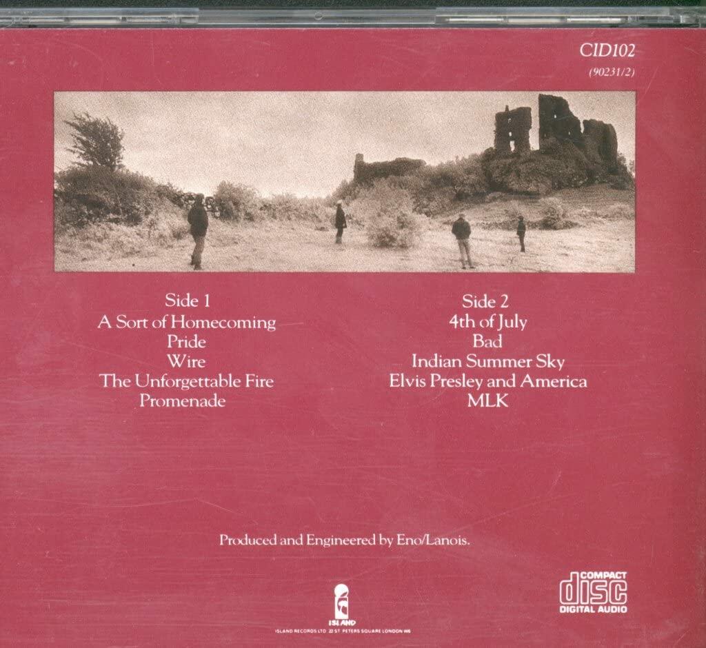 U2 - UNFORGETTABLE FIRE [Audio CD] U2 - Very Good