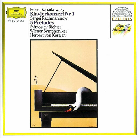 Tchaikovsky: Pno Cto No.1 / Rachmaninov: 5 Preludes [Audio CD] Richter, Sviatoslav; Tchaikovsky and Karajan - Very Good