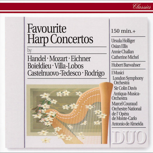 Favorite Harp Concertos [Audio CD] Michel, C/Holliger;U/Barwasher and Antonio Almeida - Very Good