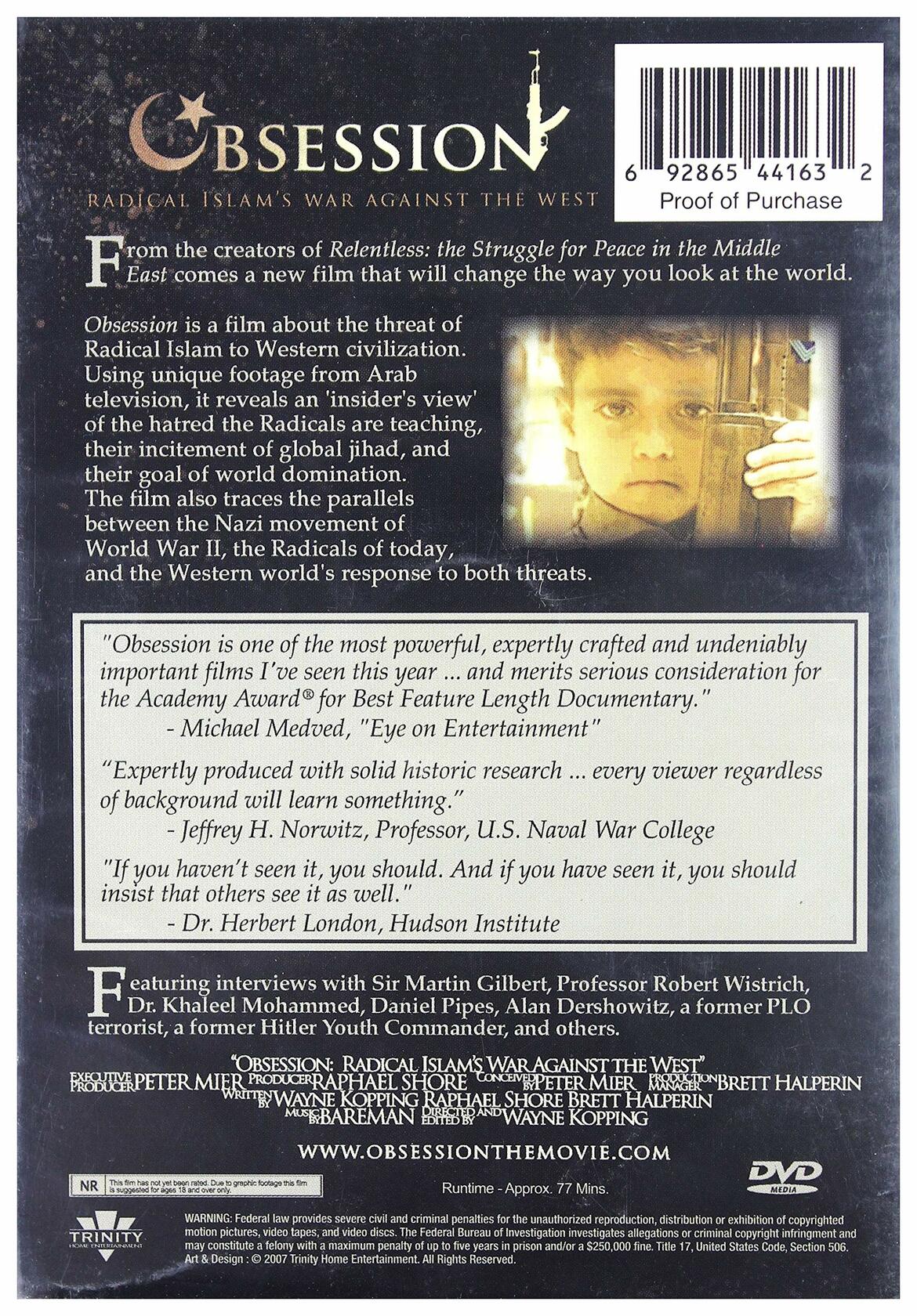 Obsession: Radical Islam's War Against the West [Import] [DVD] - Very Good