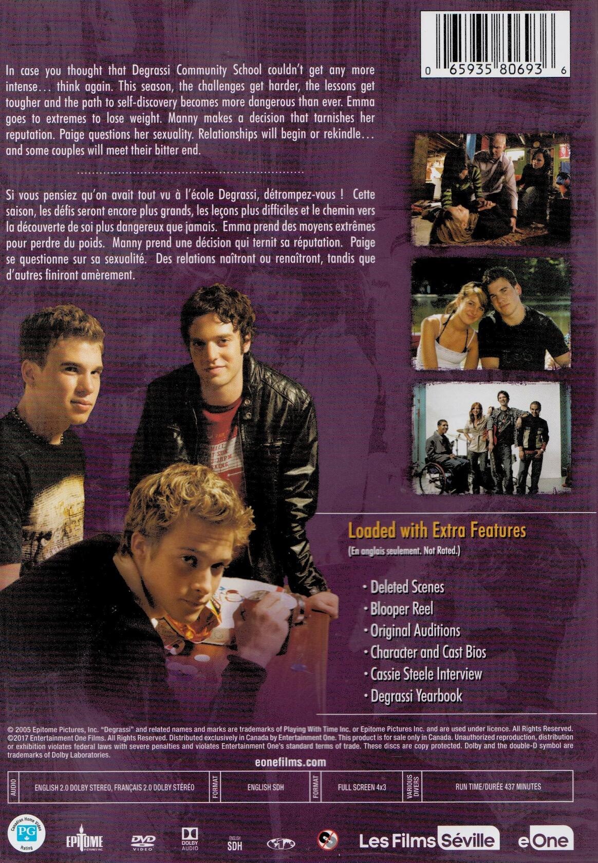 Degrassi: The Next Generation - Season 5 [DVD] - Good