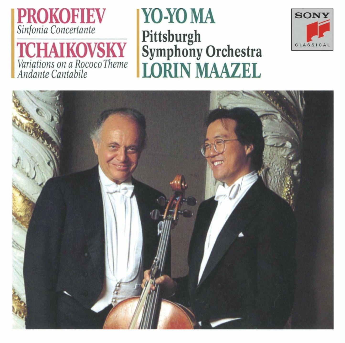 Prokofiev: Sinfonia Concertante; Tch Aikovsky: Rococco Variations; Andant E Cantabile [Audio CD] Ma, Yo-Yo - Very Good