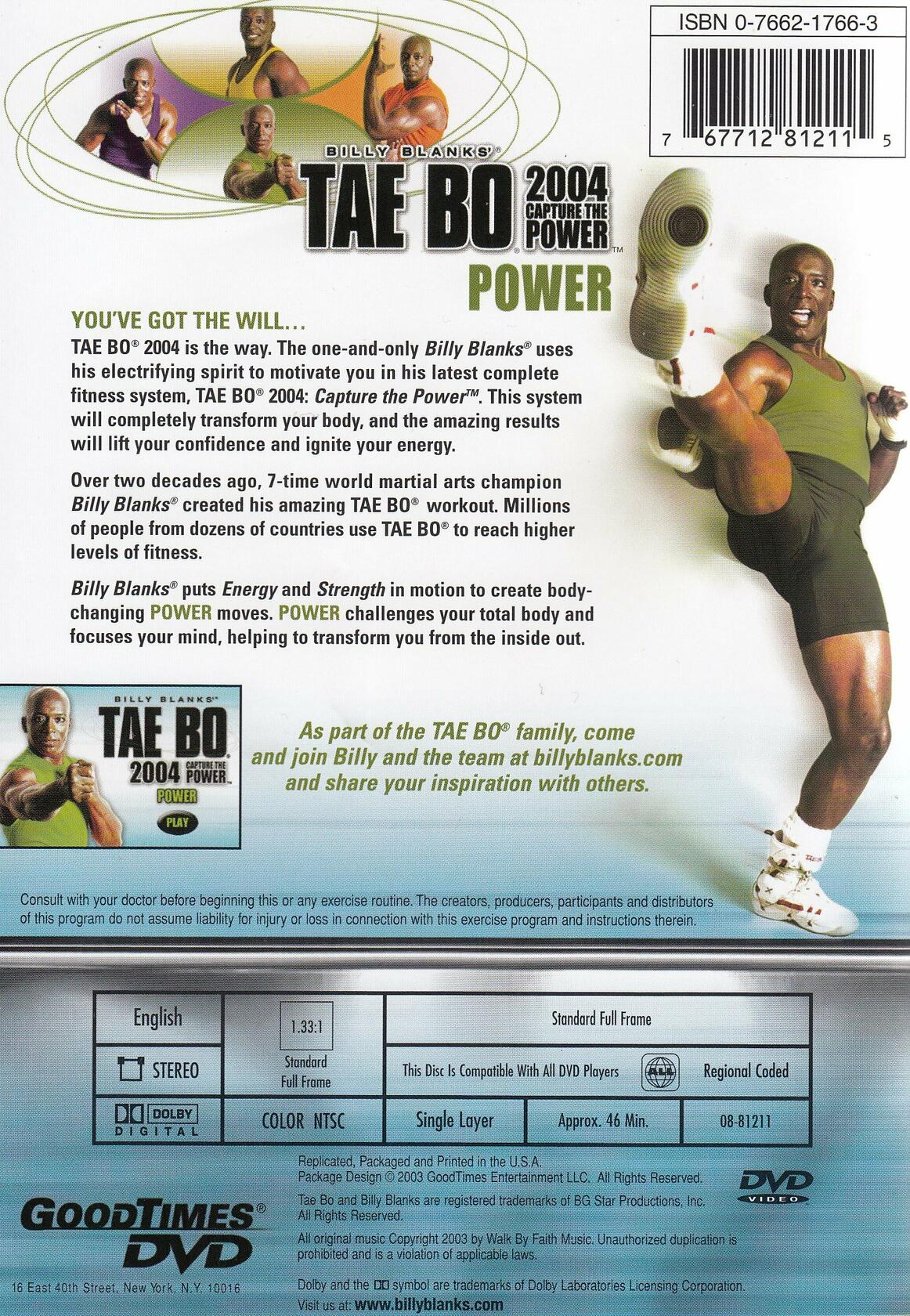 Billy Blanks' Tae Bo 2004: Capture the Power: POWER [Import] [DVD]