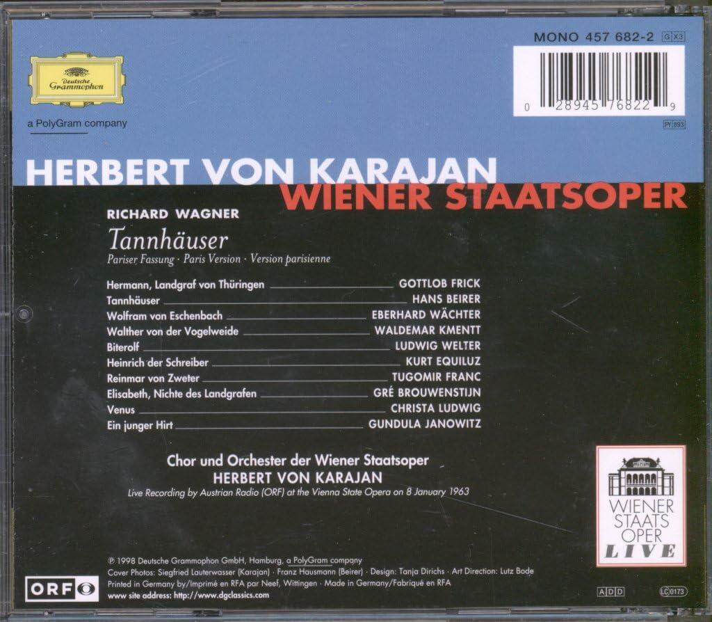 Wagner: Tannhauser (Comple [Audio CD] Wagner, Richard - Very Good