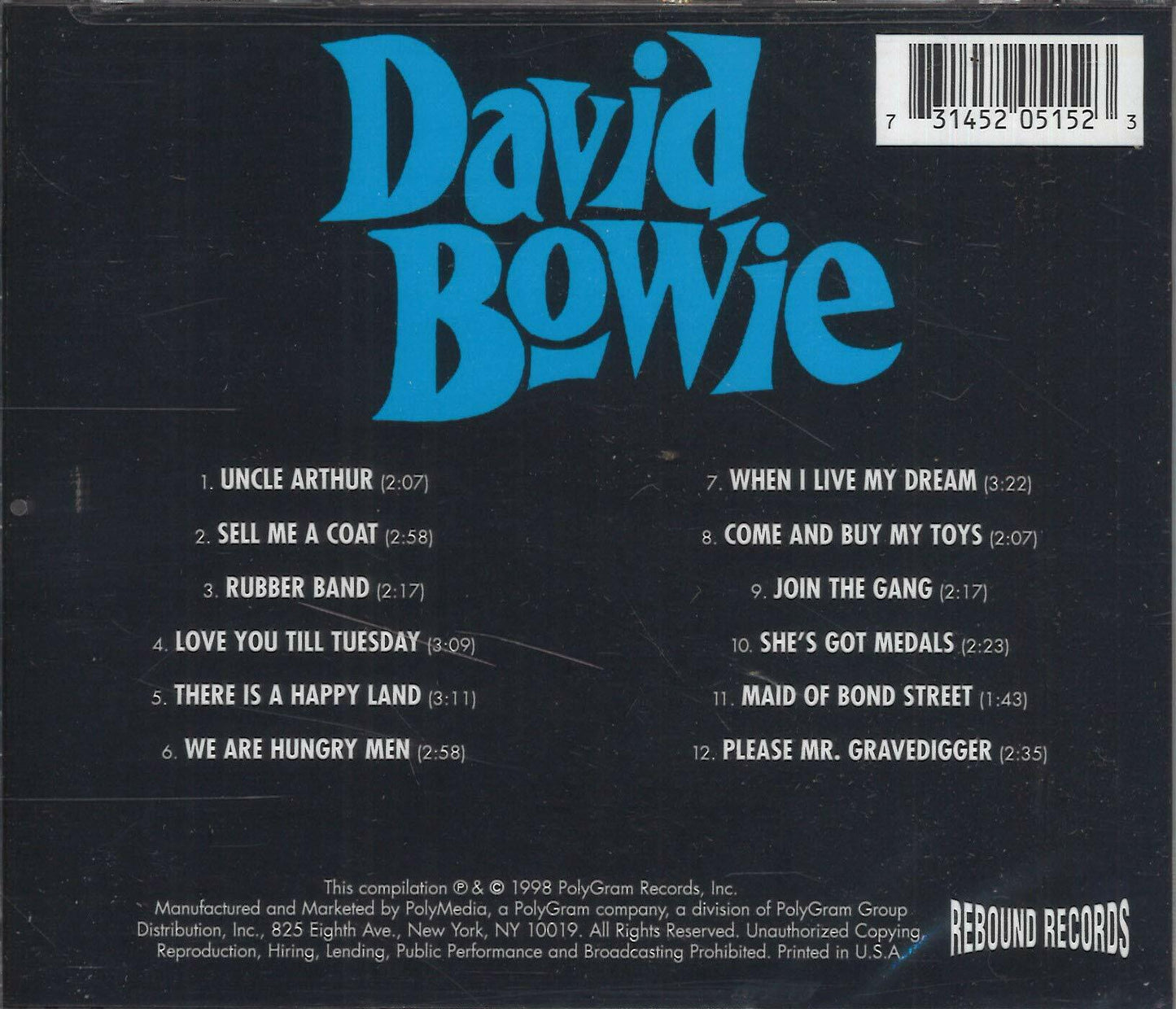 David Bowie [Audio CD] - Very Good