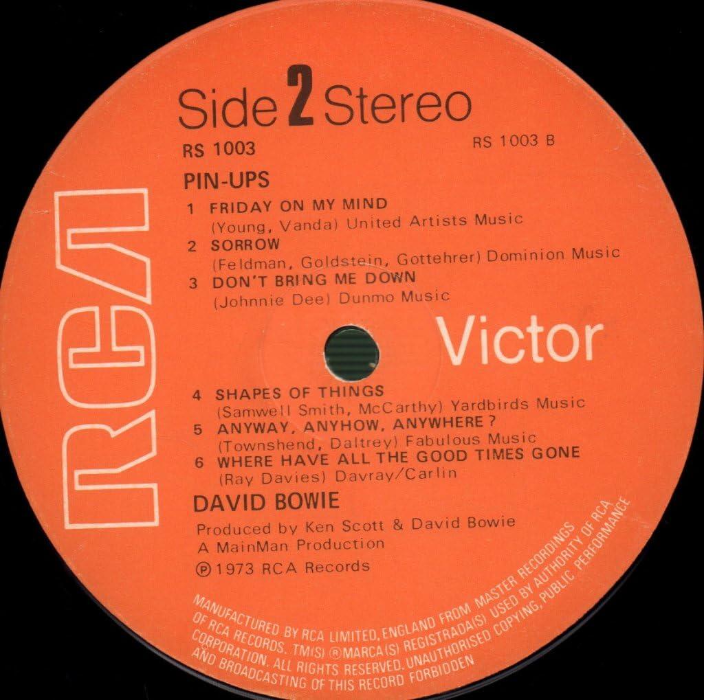 bowie pinups [Vinyl] David Bowie - Very Good