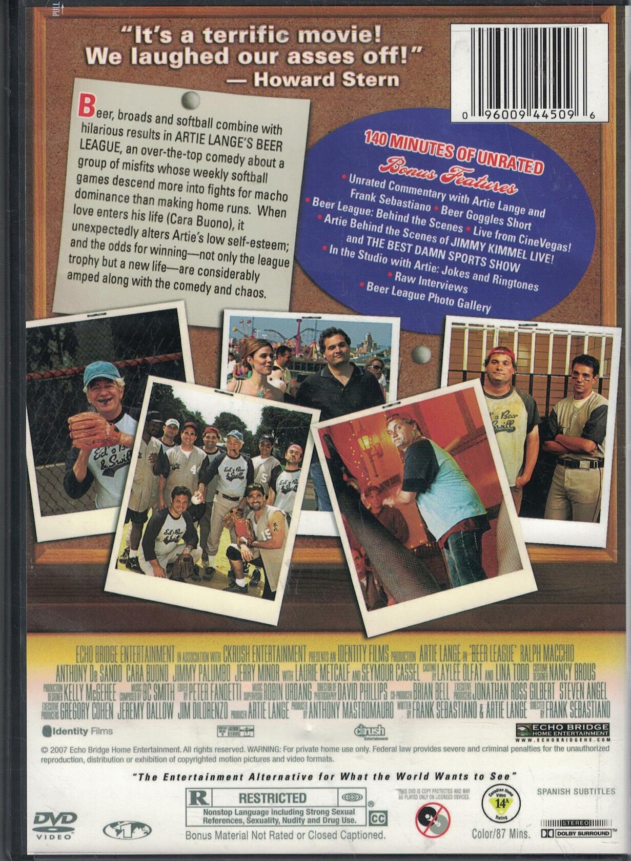 ARTIE LANGES BEER LEAGUE [DVD] - Very Good