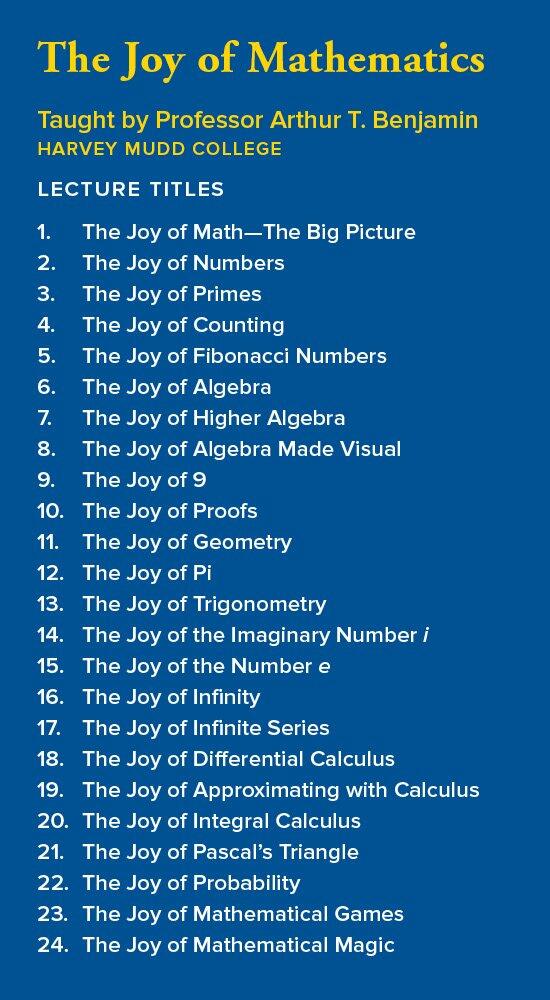 The Teaching Company - The Joy of Mathematics [DVD] - Very Good