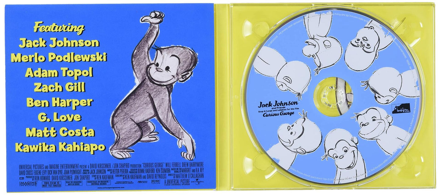 Curious George: Sing-A-Longs and Lullabies for the Film [Audio CD] Heitor Pereira and Jack Johnson & Friends - Good