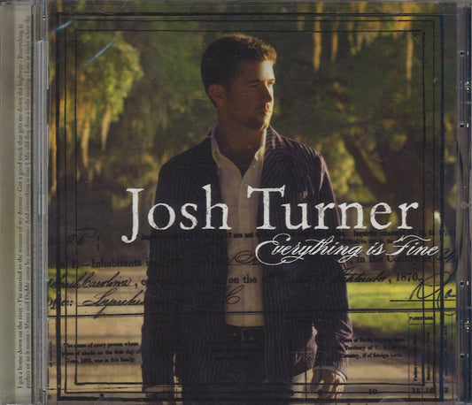 Everything Is Fine [Audio CD] TURNER,JOSH - Very Good