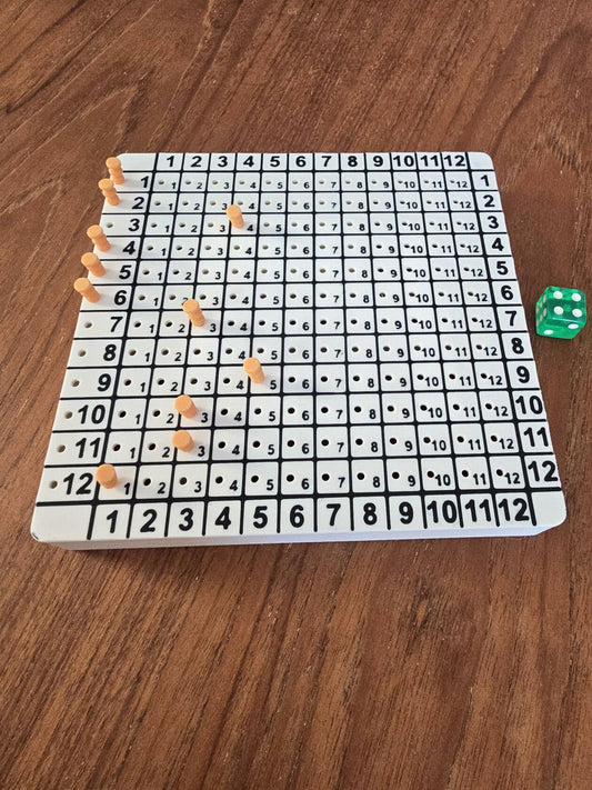 Legendary Medias 12x12 Dice Strategy Board Game for 2-6 Players with Storage, Dice and Pegs Included (1)